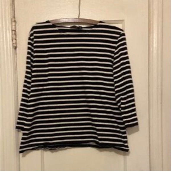 Galathee II Breton Striped Top with ¾ Sleeve | Soft Cotton | Women Fit - Picture 1 of 1